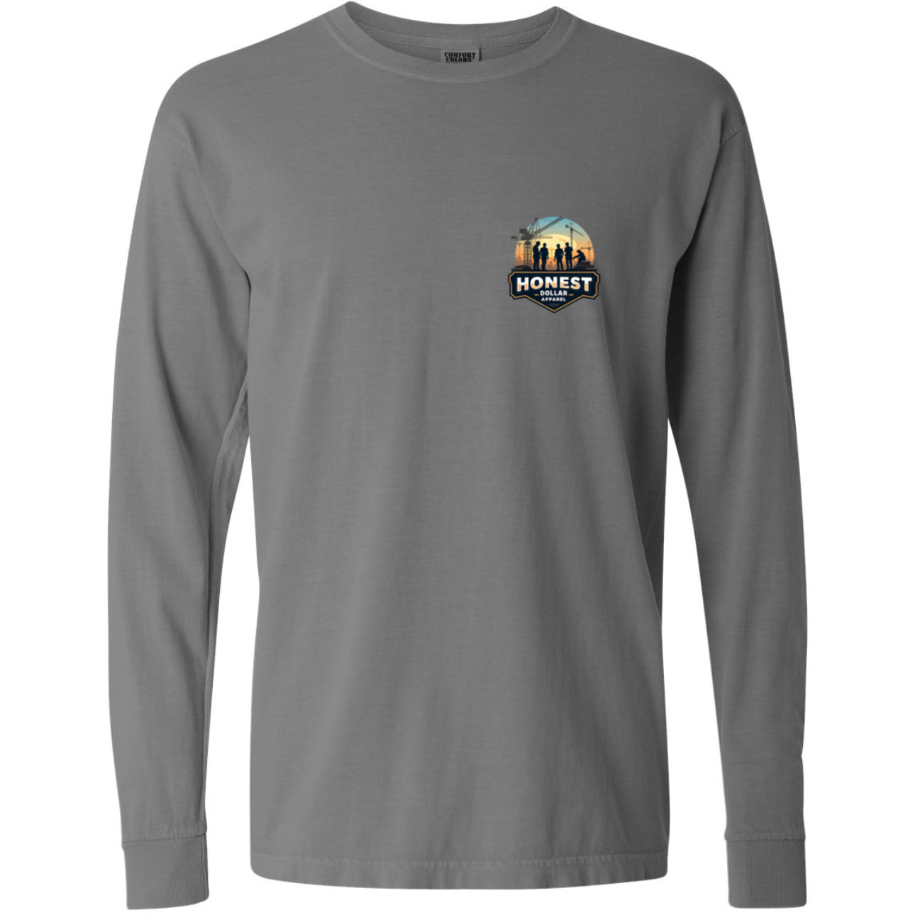 “Tower Crane Sunrise” Long Sleeve Shirt